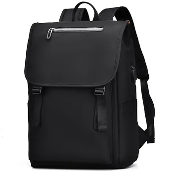 Мъжки раница, 14-инчовата чанта за лаптоп, мъжки USB-противоугонный раница за бизнес пътувания, чанта за пътуване на къси разстояния, младежки училище раница
