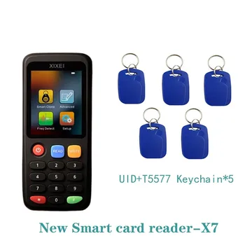 Нов USB Восъчни RFID Smart X7 Reader, Writer NFC Копирна машина 125 khz 13,56 Mhz Ключ-Етикет Клонинг ID/IC Пръстен на Дубликат на T5577 Копие на Карта