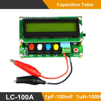 Нов цифров LCD измерител на капацитет, индуктивност LC100-A с висока точност