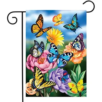 Нови пеперуди в градината през Пролетта на градински флаг цвете за пеперуди, на 12.5 