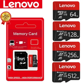 Оригинална Lenovo SD 1 TB Micro TF Mini SD Карти 256 GB, 512 GB И 128 GB 64 GB Флаш карта Памет TF за Телефон/Компютър/Камера Дропшиппинг