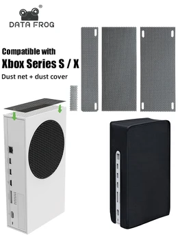 Прахоустойчив калъф DATA ЖАБА за Xbox серия S, прахоустойчив мрежест филтър, защитен калъф от прах за игрови аксесоари серия S