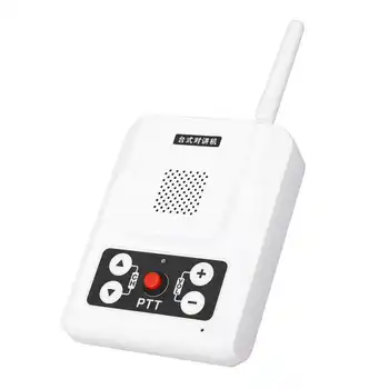 Преносим домофонна система, с ясен звук, регулируема честота 5 W от 400 до 480 Mhz, Защита от на смущения, Главна двупосочна връзка с храненето