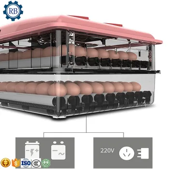 Спестете ток автоматична машина за инкубация от домашни птици, машина за отделяне на яйца от инкубатор за яйца, кокошка, гъска, патица, гълъб