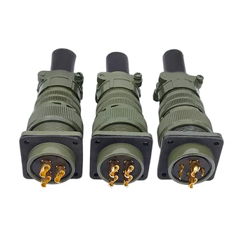 Съединители военна спецификация 5015 MIL STD 22-2 22-12 22-22 MIL-C Кръгли конектори MS3102A MS3106A MS3108A Plug & Socket