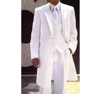 Топ Смокинги за булката, Костюм Кума от 3 теми, Сватбен костюм на Младоженеца/Мъжки костюми на младоженеца (Яке + Панталон + Вратовръзка + Жилетка)
