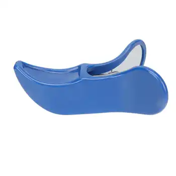 Тренажор за вътрешната част на бедрата от мек PVC син цвят, тренажор за горната част на бедрата, стягащ мускулите за жени за вкъщи