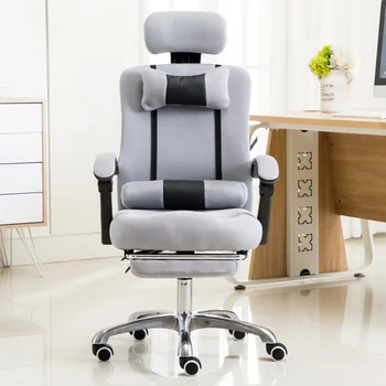 Удобно компютърно стол с флип от облегалката на един стол ръководител от висок клас, стол за офис, ергономичен въртящо се кресло