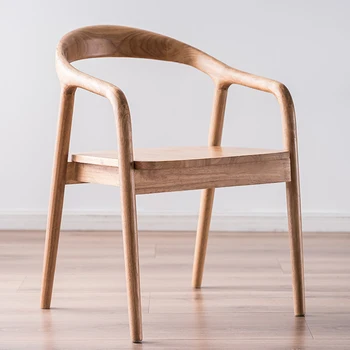 Уличен дървен стол, сватбена офис стол, модерни столове за хранене, кухненски дивани Zestawy Emil Ogrodowych Nordic Furniture