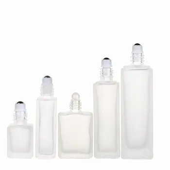 Ю xi YUXI, бутилка е с топка от матирано стъкло, маслени парфюми от неръждаема стомана, флакони за парфюми от мъниста